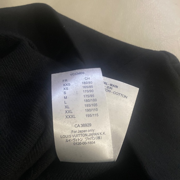 Black LV  With Front Pack Quarter Zip Hoodie - Picture 11 of 11